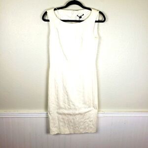 Hugo Boss Women's NWT White Embossed pattern short chic dress size 02